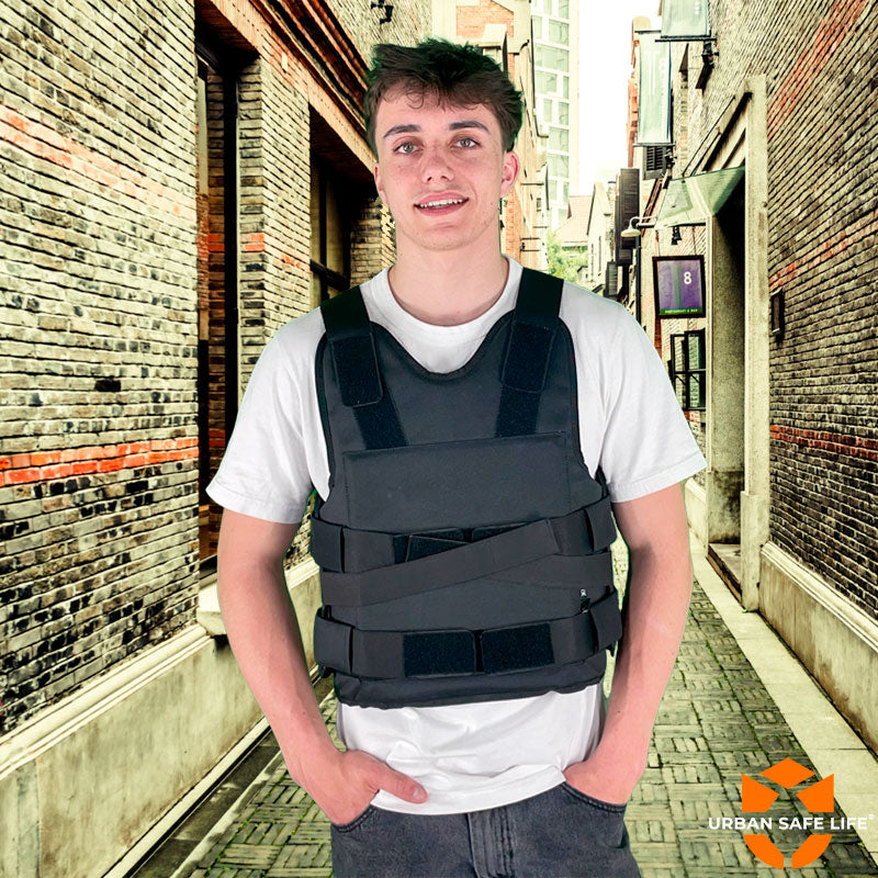 Gilet anti-coupures et anti-piqure avec velcro