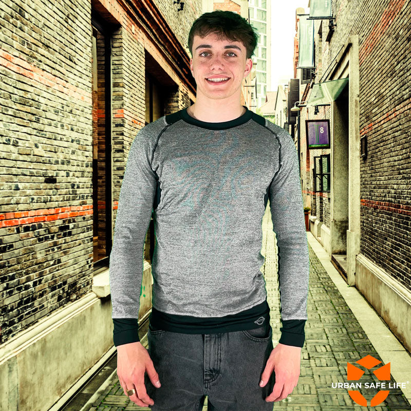 T-shirt manches longues sous-vêtement anti-coupures